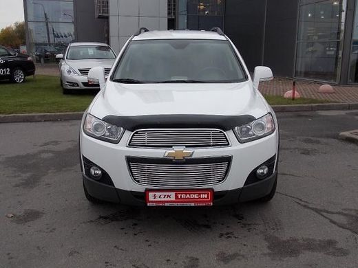 Купить Дефлектор капота мухобойка Chevrolet Captiva 2012- Темный 275 Дефлекторы капота Chevrolet