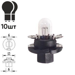 Купить Автолампы бесцокольная 12V B8.4d 1.2W Приборы 1 шт (Упаковка 10 шт) (LP-84120) 91248 Автолампы габаритные - Подсветка салона - Приборов