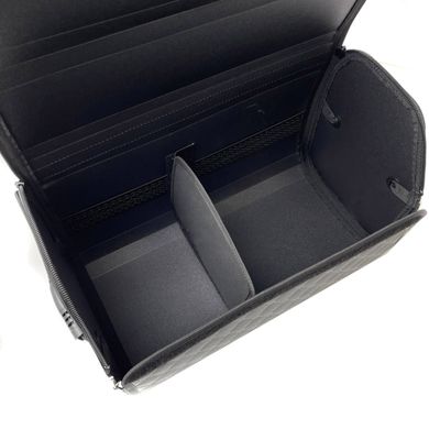Купити Органайзер саквояж у багажник Honda Premium (Основа Пластик) Еко-шкіра Чорний 62581 Саквояж органайзер