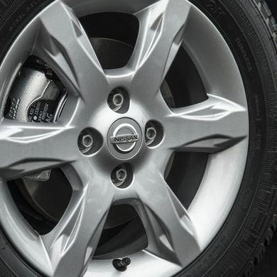 Купить Колпак колеса Nissan серебро 60/57 мм пластик 1 шт (колпачок, заглушка диска) 94751 Колпачки на титаны