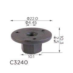 Купить Гайки BMW, Mercedes, Volkswagen, Audi, Seat, Skoda, Ford (07-14-7-169-847, 07147169847, 20037) (C3240) 73664 Гайки