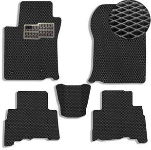 Купити Килимки в салон EVA для Toyota Prado 150 2010-2021 (Металевий підп'ятник) Чорні 5 шт 63540 Килимки для Toyota