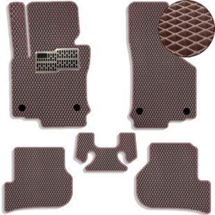 Купить Коврики в салон EVA для Volkswagen Golf VI 2008-2012 с подпятником Коричневые 5 шт 67188 Коврики для Volkswagen