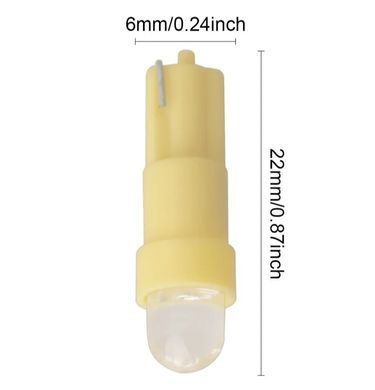 Купить Светодиод 12V Т5 COB 15300 0,5W 6000K Зеленый свет 10 шт (№88) 65565 Светодиоды - T5 Семечка