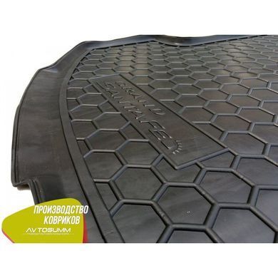 Купить Автомобильный коврик в багажник Hyundai Grand Santa Fe 2013- Base / Резино - пластик 42091 Коврики для Hyundai