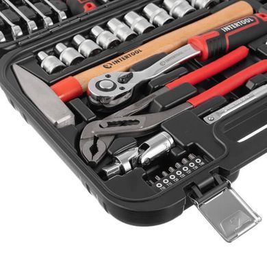 Купить Набор инструментов 1/2" & 1/4", 56 ед., Cr-V STORM INTERTOOL ET-8056 77876 Наборы инструментов