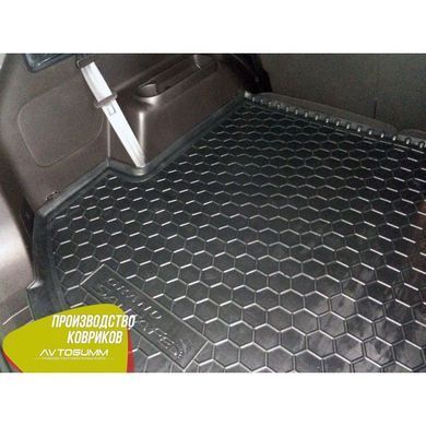 Купить Автомобильный коврик в багажник Hyundai Grand Santa Fe 2013- Base / Резино - пластик 42091 Коврики для Hyundai