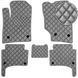 Купить Коврики в салон Экокожа для Volkswagen Touareg 2002-2010 Серые 5 шт (Rombus) 68504 Коврики для Volkswagen