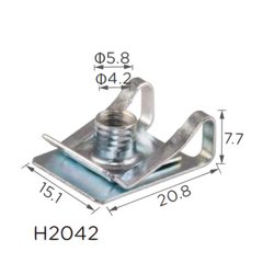 Купити Скоба під гвинт L-21, 1x15, 1 D=4 Bmw, Volkswagen, Renault (51127070202, N90168602, 003994424, 694383H2042) 73842 Скоба Шайба Металева