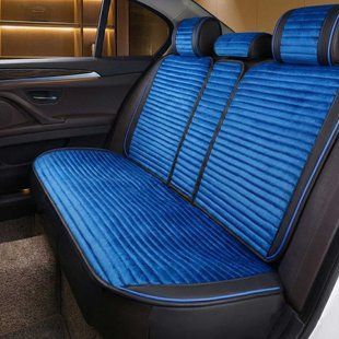 Купить Накидка на задние сидения Алькантара Napoli Premium Синие 1 шт 100685 Накидки для сидений Premium (Алькантара)