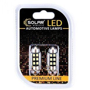 Купити Автолампи світлодіодні Solar LED 12V SV8.5 6SMD white 2 шт (SL1362) 40175