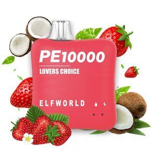 Купити ЕІf Ваг World PE10000 POD 5% Lovers choice Полуниця кокос лід (Підряджається) 83665 Одноразові системи