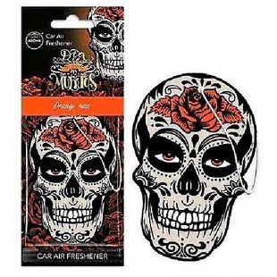 Купити Ароматизатор для авто Aroma Car Cellulose Dia De Los Muertos Orange Man (10379) 74333 Ароматизатори підвісні