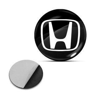 Купить Наклейка с логотипом Honda для автоключей d=15 мм Пластиковая объемная (Завод) 89347 Наклейки на автомобиль