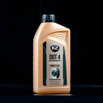 Купити Гальмівна рідина K2 Dot-4 Brake Fluid 1000 мл (T108) Оригінал 63218 Тормозная рідина