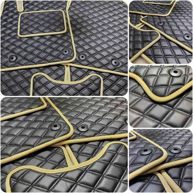 Купить Коврики в салон для Subaru Forester III 2008-2012 Экокожа с подпятником 5 шт (Rombus) 69861 Коврики для Subaru