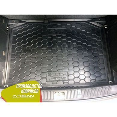 Купить Автомобильный коврик в багажник Skoda Fabia 2 2007- Hatchback Avto-Gumm 27759 Коврики для Skoda
