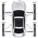 Купить Защитная пленка накладка на пороги для Geely Черный Карбон 4 шт 86327 Защитная пленка для порогов и ручек - 3 фото из 6