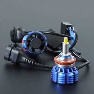 Купить LED лампы автомобильные_H11 H8 / H9 / H16 радиатор+кулер 8000Lm x8 360* ДЛЯ ЛИНЗЫ 32W / 6500K / IP67 / 9-32V 31792 LED Лампы Китай