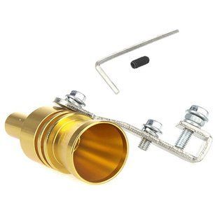 Купити Насадка Глушника Свисток TURBO SOUND Size-M Золота 1 шт 36689 Насадки на глушник