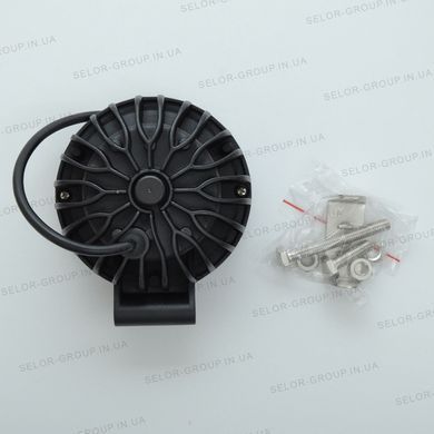 Купить Светодиодная дополнительная LED фара круглая 115х60 mm / Линзованная / с ДХО / 45W / 15Wх3 / 10-30V / 1 шт 8557 Дополнительные LЕD фары