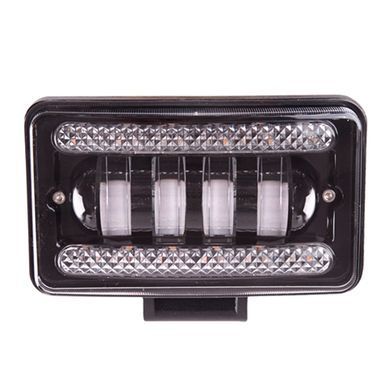 Купить Дополнительная LED Фара Линзованая 150x90x70 мм с ДХО 40W 6000К 9-36V (LP-7716) 65869 Дополнительные LЕD фары