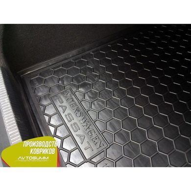 Купить Автомобильный коврик в багажник Volkswagen Passat B6 2005- / B7 2011- Sedan / Резино - пластик 42443 Коврики для Volkswagen