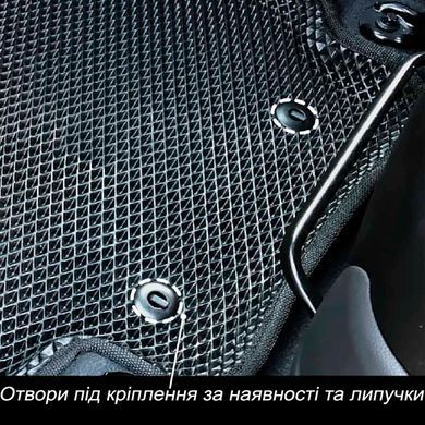 Купить 5D EVA Коврики в салон передние для Skoda Octavia Tour 1996-2010 С Бортиками и подпятником Черные 2 шт 80789 Коврики для Skoda