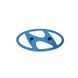 Купити Емблема Hyundai 195х96 мм (2 напрямні + скотч) Хром (Завод) 89538 Емблеми на іномарки - 2 фото из 3