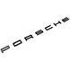Купить Эмблема надпись Porsche Черная матовая (Завод) 89639 Эмблема надпись на иномарки