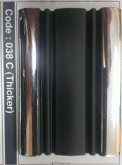 Купить Молдинг черный 38х3мм 15м Sahler 038C (sal 38mm) хром по краям 32757 Молдинг Кузова Универсальный Бухтами