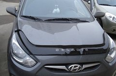 Купити Дефлектор капоту мухобійка для Hyundai Accent/Solaris 2010-2014 5159 Дефлектори капота Hyundai
