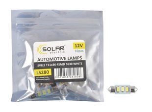 Купити Світлодіод 12V 36mm T11 3SMD 5630 білий 10шт 26035