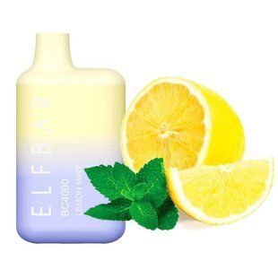 Купити ЕІf Ваг BC4000 POD 5% Оригінал Lemon Mint М'ята Лимон (Підряджається) 44664 Одноразові системи