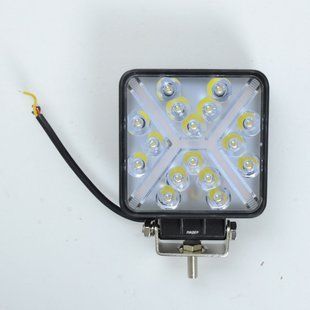 Купить Светодиодная дополнительная LED фара 48W (3W*16) 10-30V 105x105 35 mm Дальний свет Повторитель поворота (4064) 10062 Дополнительные LЕD фары