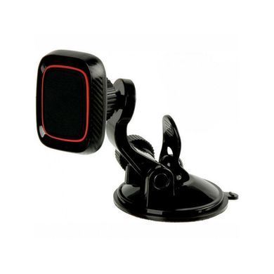 Купить Автодержатель для телефона Magnetic магнитный на присоске Black Carbon (CT218) 24558 Автодержатель для телефона Магнитный на торпеду