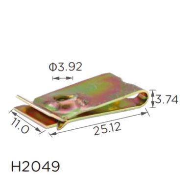 Купити Скоба під гвинт L-25.12x11 D=4 універсальнаH2049) 73844 Скоба Шайба Металева