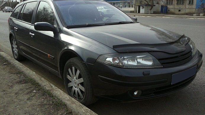 Купить Дефлектор капота мухобойка Renault Laguna 2001- 1266 Дефлекторы капота Renault