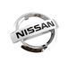 Купить Эмблема решетки задняя для Nissan Хром 140х120 мм Пластик (Завод) 89225 Эмблемы на иномарки