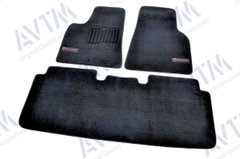 Купити Килимки в салон ворсові для Tesla Model S 2012- Premium Чорні 32889 Килимки для Tesla