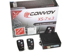 Купити Сигналізація 1-стороння з силовим виходом без сирени "Convoy" XS-7 v3 /турботаймер/блок.двигуна 25552 Одностороння (9міс. Гарантії)