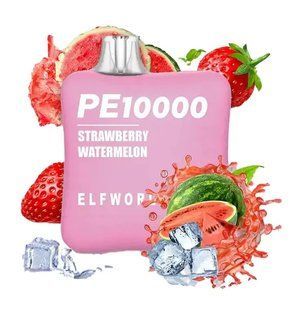 Купити ЕІf Ваг World PE10000 POD 5% Strawberry Watermelon Полуниця Кавун (Підряджається) 83482 Одноразові системи