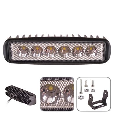 Купити LED Додаткова Фара 160x47x45 мм 18W 6000К 9-36V (WLP-7616) 65910 Додаткові LЕD фари