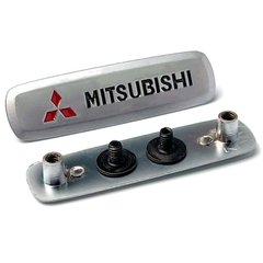 Купити Емблема шильдик Mitsubishi для автомобільних килимків Алюміній 1 шт 62260 Емблеми шильдики Підп'ятники для автокилимків