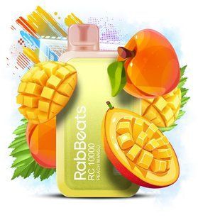Купити RabBeats (ЕІf Ваг) RC10000 Peach Mango Персик Манго 79680 Одноразові системи