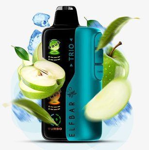 Купити ЕІf Ваг Тrio 40000 Sour Apple Ice Кисле яблуко лід 101198 Одноразові системи