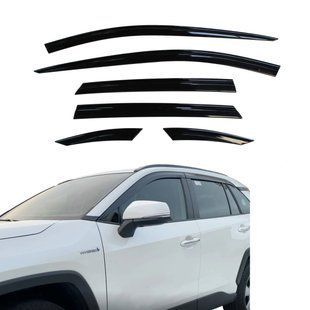 Купити Дефлектори вікон ветровики для Toyota Rav 4 2018- 6 шт (Auto Clover) AC C029 91254 Дефлектори вікон Toyota