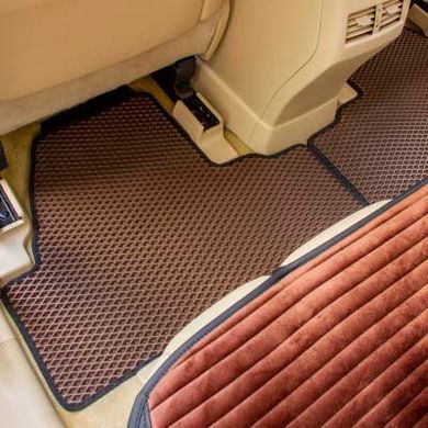 Купити Килимки в салон EVA для Lexus RX 350 2009-2015 з підп'ятником Чорні-Сірий кант 5 шт 74886 Килимки для Lexus