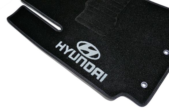 Купить Автомобильные коврики ворсовые для Hyundai Accent Solaris 2017- Черные 5 шт 33115 Коврики для Hyundai