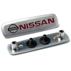 Купити Емблема шильдик Nissan для автомобільних килимків Алюміній 1 шт 62261 Емблеми шильдики Підп'ятники для автокилимків
